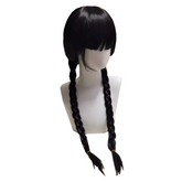 Jenna Ortega Cosplay Wig Heat Resistant Synthetic Hair Carnival Halloween Party Props